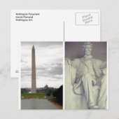 Carte Postale Histoire des États-Unis (Devant / Derrière)