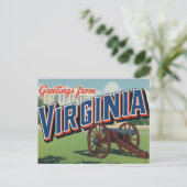 Carte Postale Histoire du Capitole de Virginie (Debout devant)