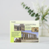Carte Postale Histoire, Egypte ancienne, Temples (Debout devant)