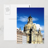 Carte Postale histoire et ville de dresden frauenkirche (Devant / Derrière)