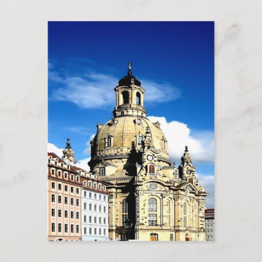 Carte Postale histoire et ville de dresden frauenkirche (Devant)