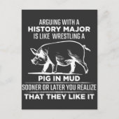 Carte Postale Histoire Major Argument Enseignant de l'école de p (Devant)