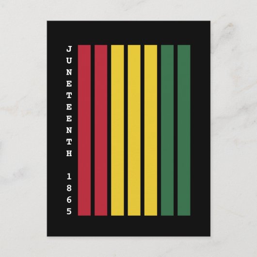 Carte Postale Histoire noire afro-américaine 1865 (Devant)