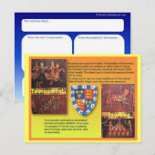 Carte Postale Histoire, Tournois médiévaux (Devant / Derrière)