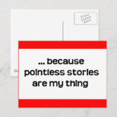 Carte Postale histoires (Devant / Derrière)