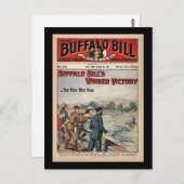 Carte Postale Histoires de Buffalo Bill - 1910 - Victoire ailée (Devant / Derrière)