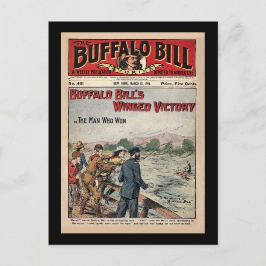 Carte Postale Histoires de Buffalo Bill - 1910 - Victoire ailée (Devant)