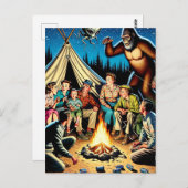 Carte Postale Histoires de feux de camp | Vide rétro amusant (Devant / Derrière)