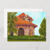 Carte Postale Historic 1904 World’s Fair Pavilion - St Louis (Devant / Derrière)