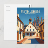 Carte Postale Historic Bethlehem USA (Devant / Derrière)