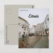 Carte Postale Historic Centre Old Town of Tallinn Estonia (Devant / Derrière)