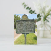 Carte Postale Historic District Marker Dade City Floride (Debout devant)