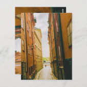 Carte Postale Historic old town, Gamla Stan, Stockholm, Sweden (Devant / Derrière)