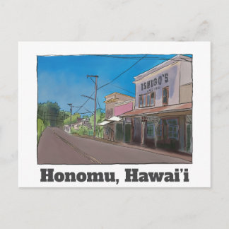 Carte Postale Historical Hawaii Plantation Town Honomu Nostalgic