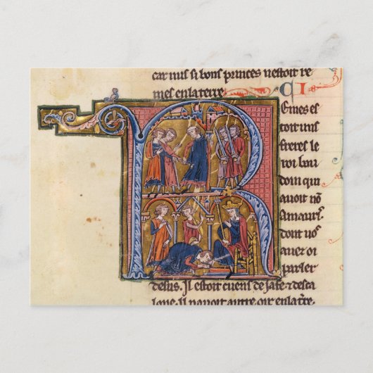 Carte Postale Historié 'R' initial représentant le sultan (Devant)
