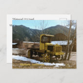 Carte Postale Historique 1912 Camion..... (Devant / Derrière)