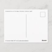 Carte Postale Historique 73 Bus à Victoria Station, Londres 1998 (Dos)