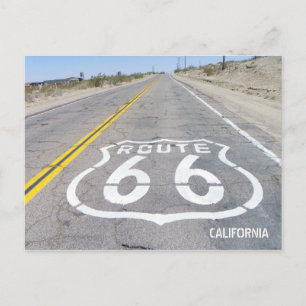 Carte postale historique de la Route 66!