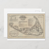 Carte postale historique de Nantucket (Devant / Derrière)