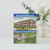 Carte postale historique de Shelby NC (Debout devant)