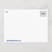 Carte postale historique de Shelby NC (Dos)