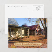 Carte postale historique Leipers Fork Tennessee (Devant / Derrière)