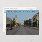 Carte postale HISTORIQUE MITCHELL STREET (Devant / Derrière)