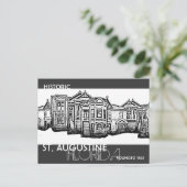 Carte postale historique St Augustine Florida (Debout devant)