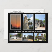 carte postale historique st augustine florida (Devant / Derrière)