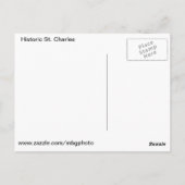 Carte Postale Historique St Charles Missouri (Dos)