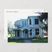 Carte postale historique Yreka Victorian Home (Devant / Derrière)