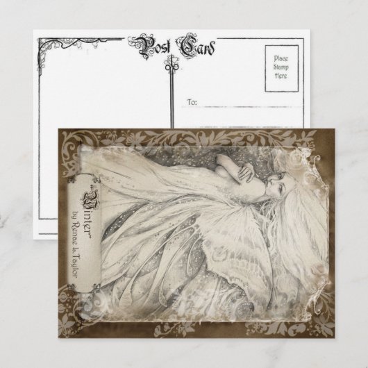 Carte Postale Hiver (Devant / Derrière)