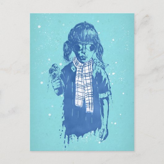 Carte Postale hiver (Devant)