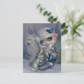 Carte postale "Hiver" (Debout devant)