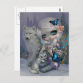 Carte postale "Hiver" (Devant / Derrière)