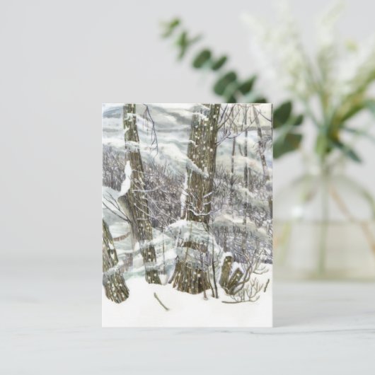 Carte Postale Hiver (Debout devant)