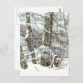 Carte Postale Hiver (Devant / Derrière)