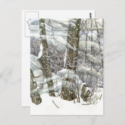 Carte Postale Hiver (Devant / Derrière)