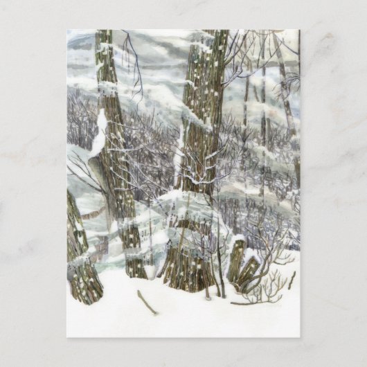 Carte Postale Hiver (Devant)