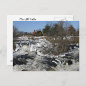 Carte Postale Hiver à Cargill Falls (Devant / Derrière)