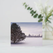 Carte Postale Hiver à Chicago (Debout devant)