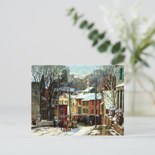 Carte Postale Hiver à Gloucester (Debout devant)