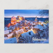 Carte Postale Hiver À Hohnstein, Allemagne (Devant)
