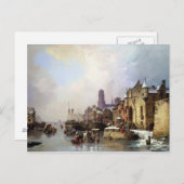 Carte Postale Hiver à Konigsberg (Devant / Derrière)