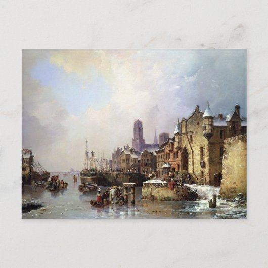 Carte Postale Hiver à Konigsberg (Devant)