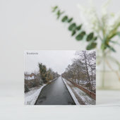 Carte Postale Hiver à Manchester (Debout devant)