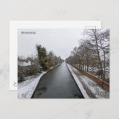 Carte Postale Hiver à Manchester (Devant / Derrière)