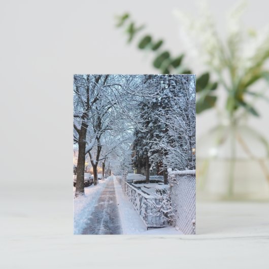 Carte Postale Hiver à Montréal (Debout devant)
