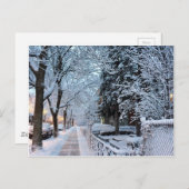 Carte Postale Hiver à Montréal (Devant / Derrière)