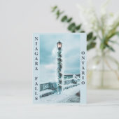 Carte Postale Hiver à Niagara Falls Ontario Canada (Debout devant)